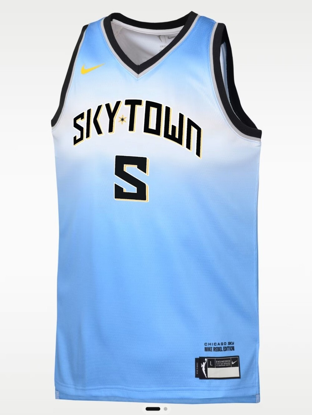Nike Sky-Town Light Blue Basketball Jersey
